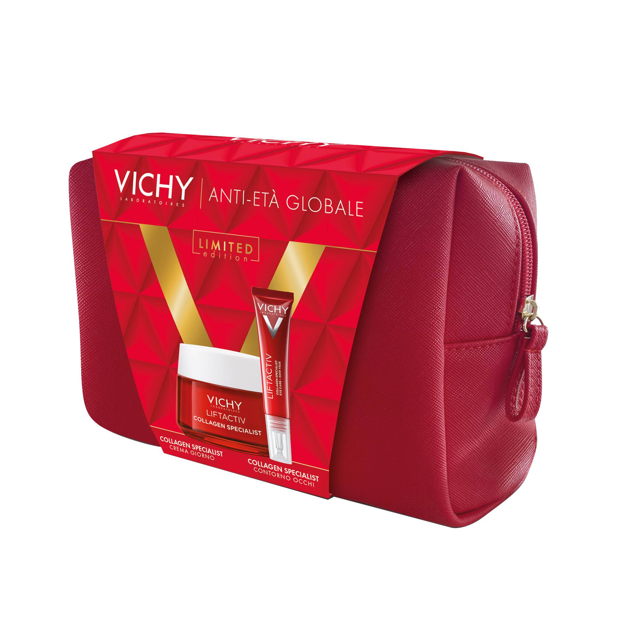 Vichy Pochette Natale 2024 Liftactive Crema Giorno 50ml + Contorno Occhi 15ml