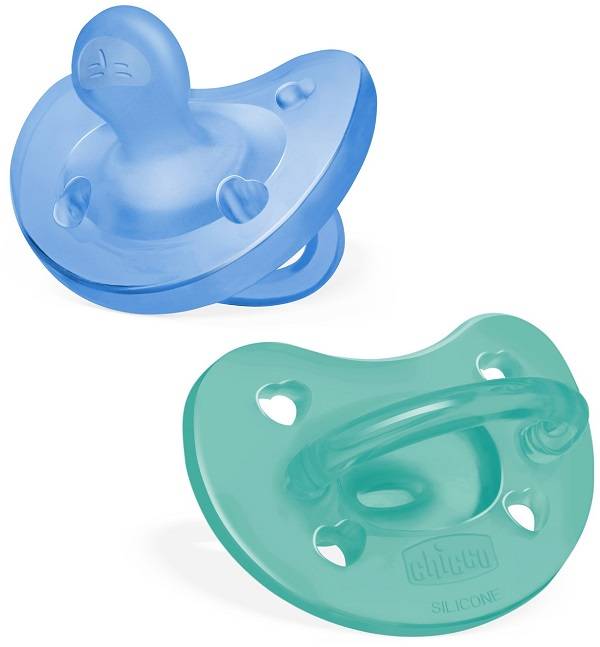 CHICCO GOMMOTTO SILICONE AZZURRO 16 - 36 MESI 2 PEZZI