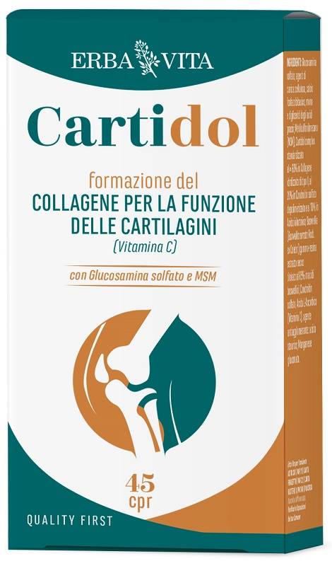 Erba Vita Cartidol Integratore per la Cartilagine 45 compresse