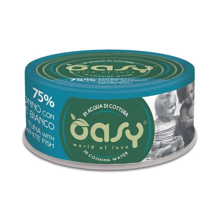 Oasy Wet Cat More Love Tonno Con Pesce Bianco 70 g