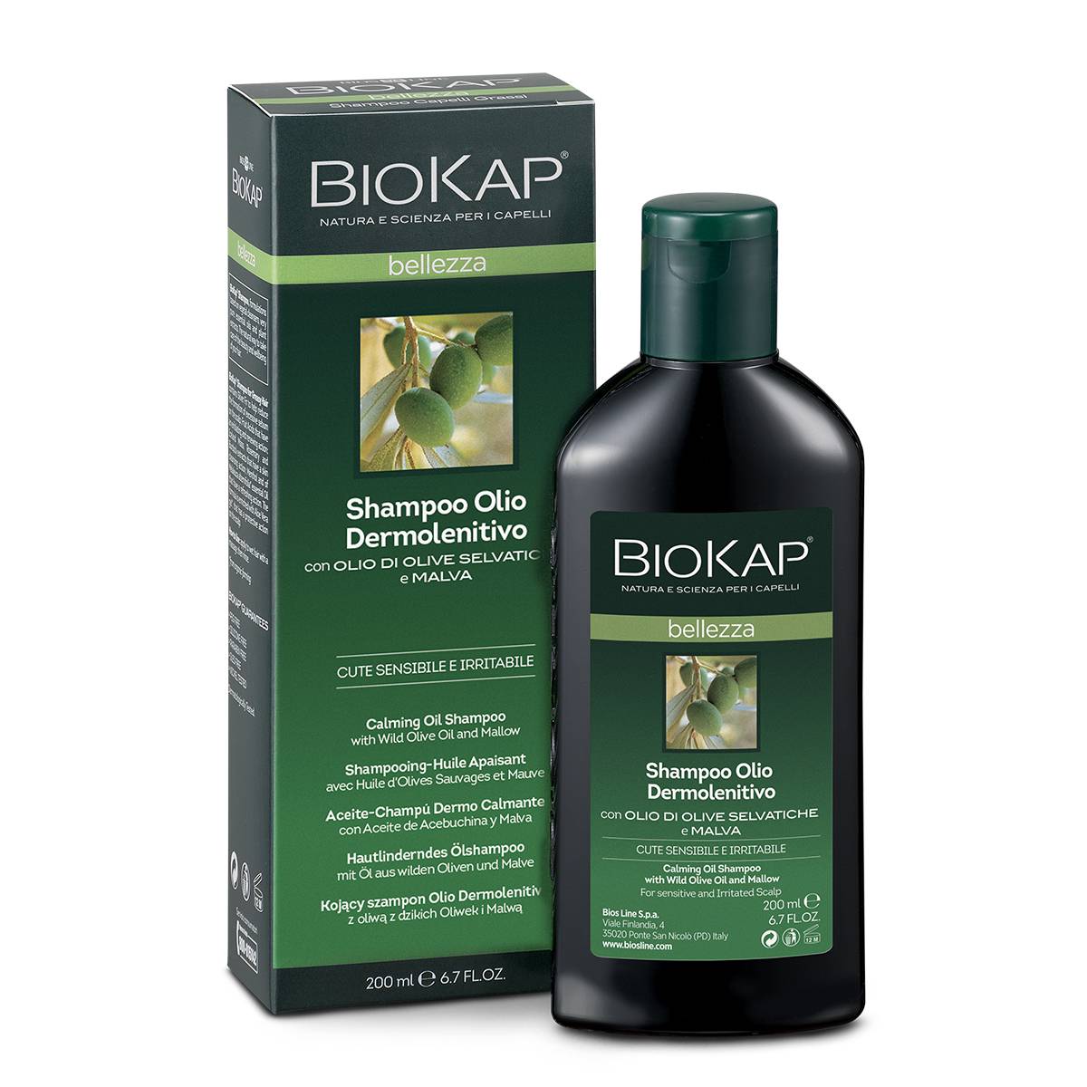 Bios Line Biokap Shampoo Olio Dermolenitivo