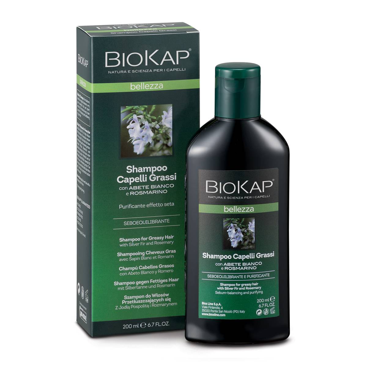 Bios Line Biokap Shampoo per Capelli Grassi