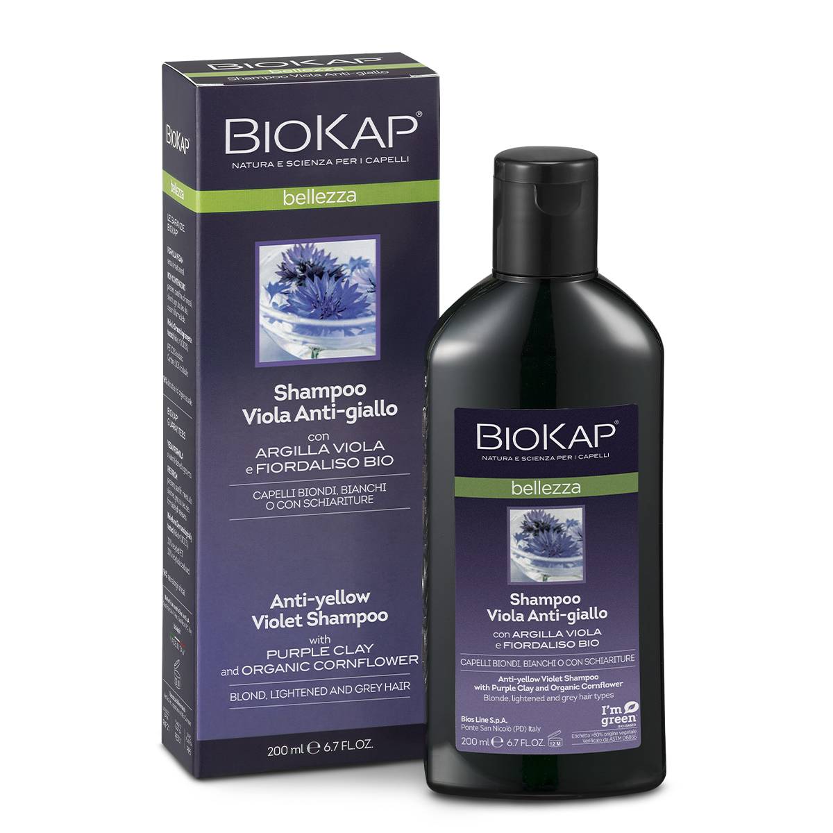 Bios Line Biokap Shampoo Viola Antigiallo 200 ml
