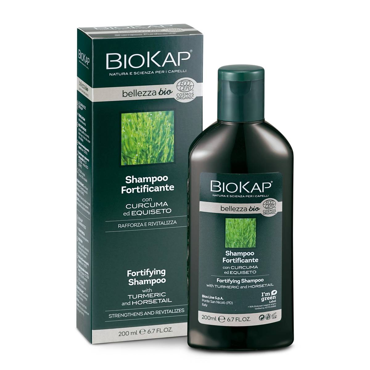 Bios Line Biokap Bellezza Shampoo Fortificante Certificato Biologico