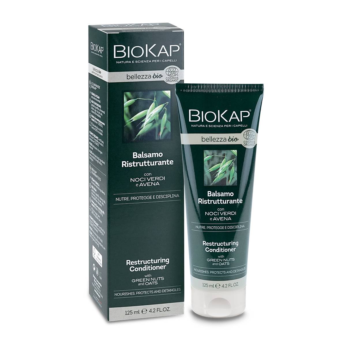 Bios Line BioKap Bellezza Bio Balsamo Ristrutturante Cosmos Ecocert 125 ml