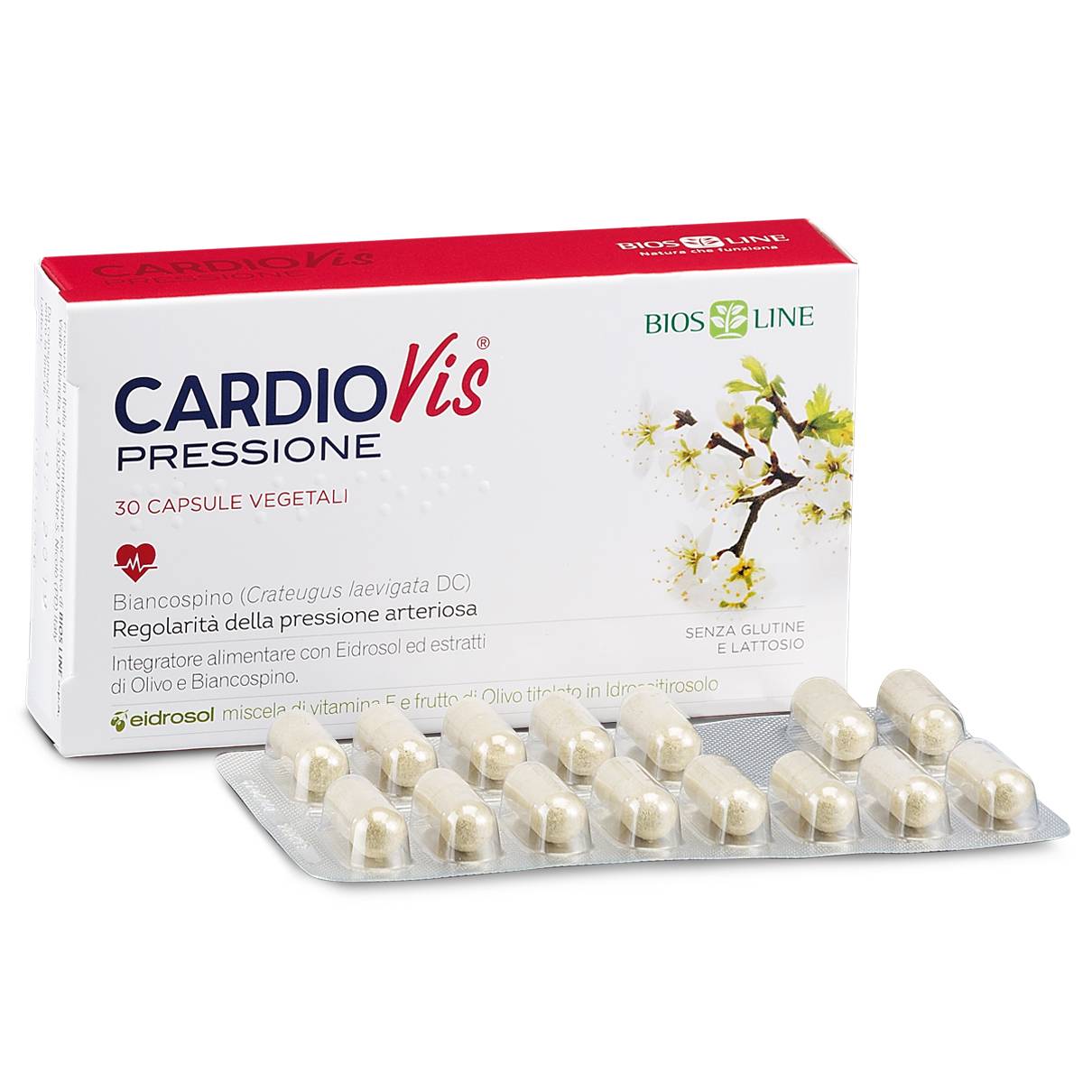 Bios Line Cardiovis Pressione Integratore per la Regolarità della Pressione Arteriosa 30 capsule