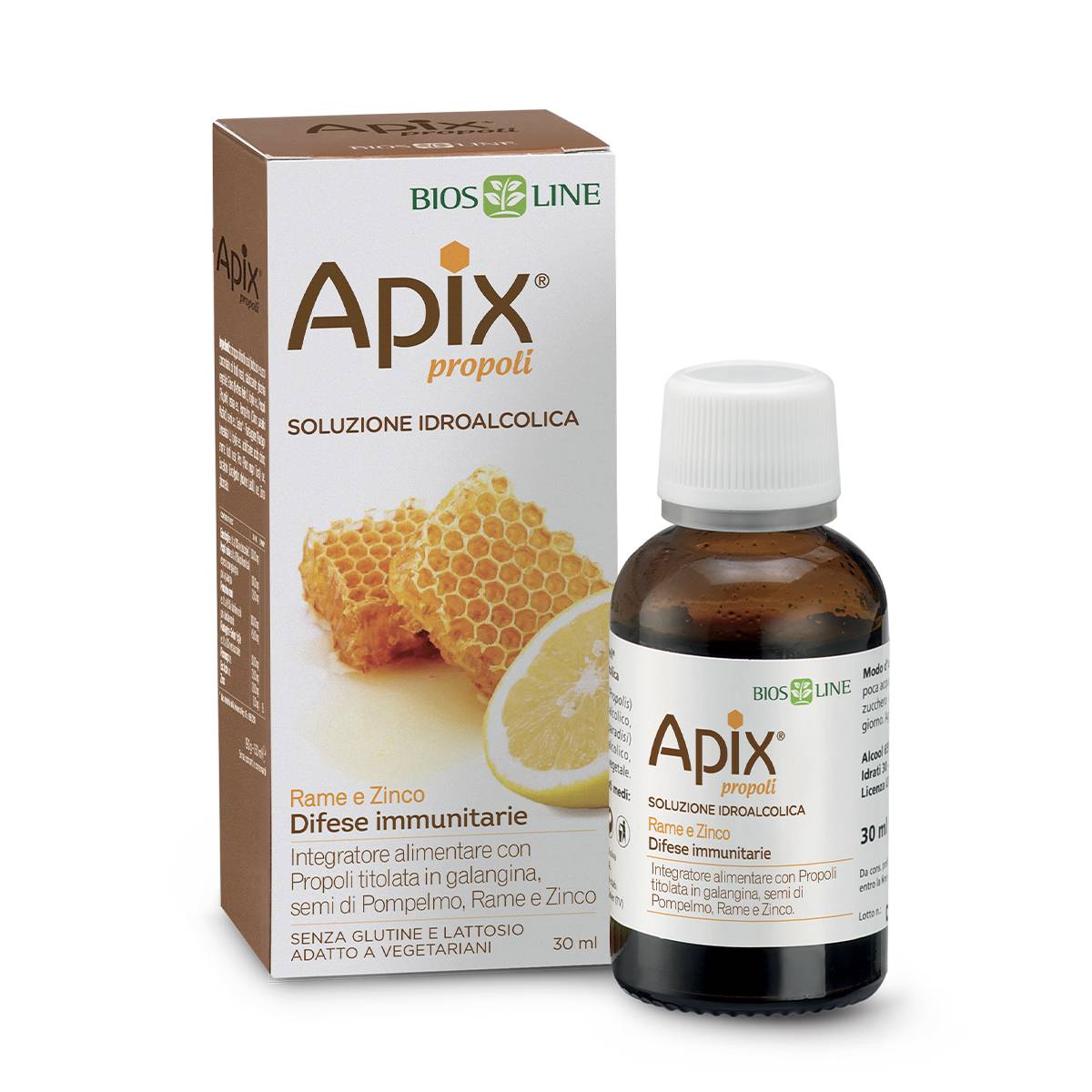 Bios Line Apix Propoli Soluzione Idroalcolica Integratore per Difese Immunitarie