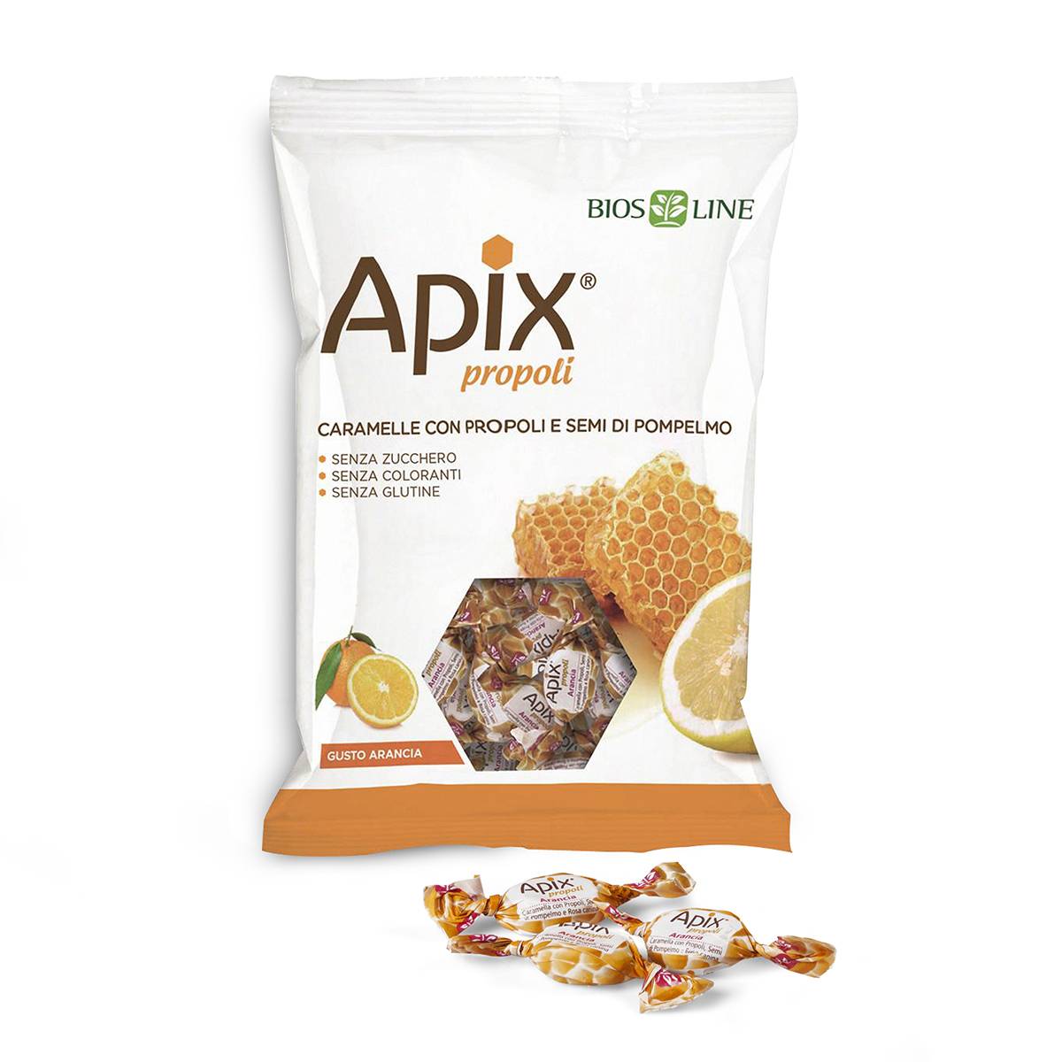 Bios Line Apix Propoli Caramelle Gusto Arancia