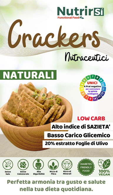 Nutrirsi NutriCracker Crackers a basso indice glicemico 200 g