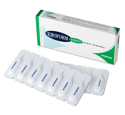 Emoform Actisens Gel per denti sensibili 15 flaconcini monodose
