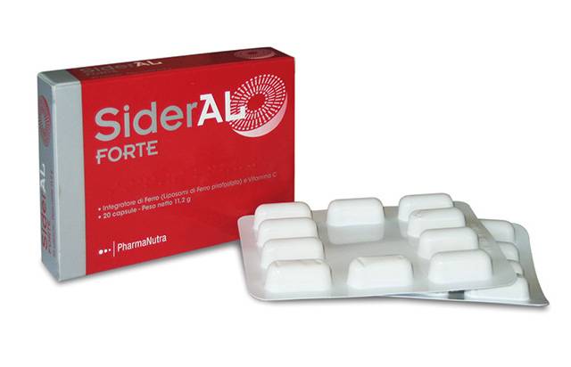 Pharmanutra Sideral Forte Integratore a base di Ferro 20 Capsule