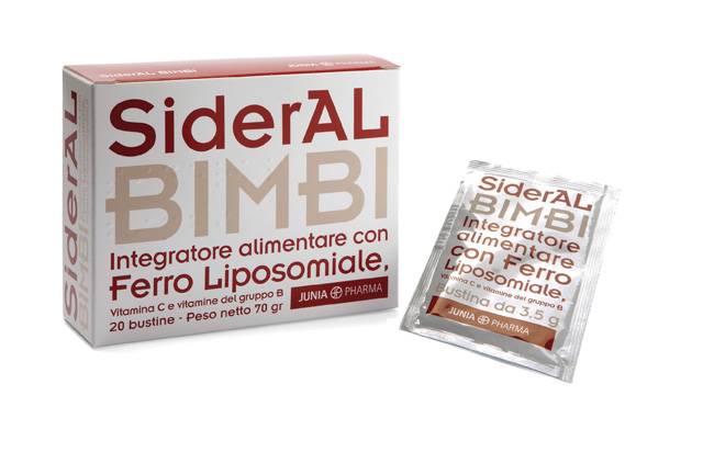 Junia Pharma Sideral Bimbi Integratore di Ferro