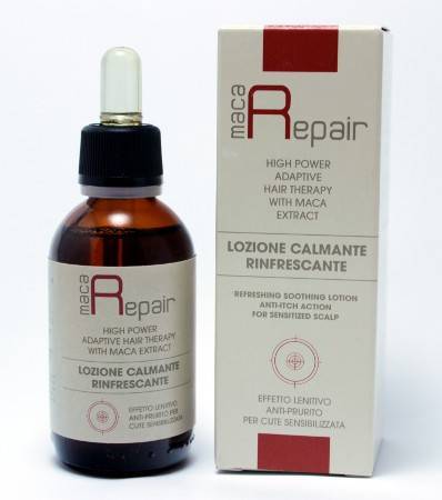 Maca Repair Lozione Calmante Rinfrescante Trattamento Anti - Prurito Capelli