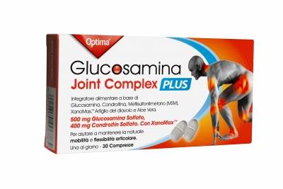 Optima Naturals Glucosamina Joint Complex 500 Plus Integratore per le Articolazioni 30 compresse