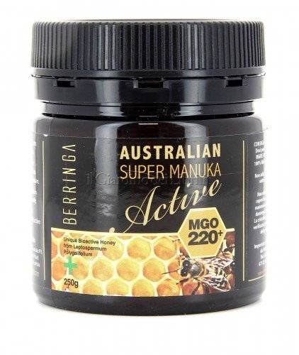 Berringa Super Miele di Manuka Australiano MGO 220+ 250 g