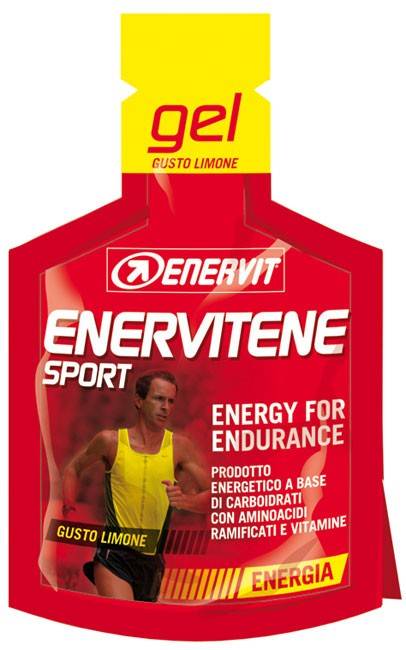 Enervit Enervitene Sport Integratore energetico per sportivi Gusto Limone 1 gel pack