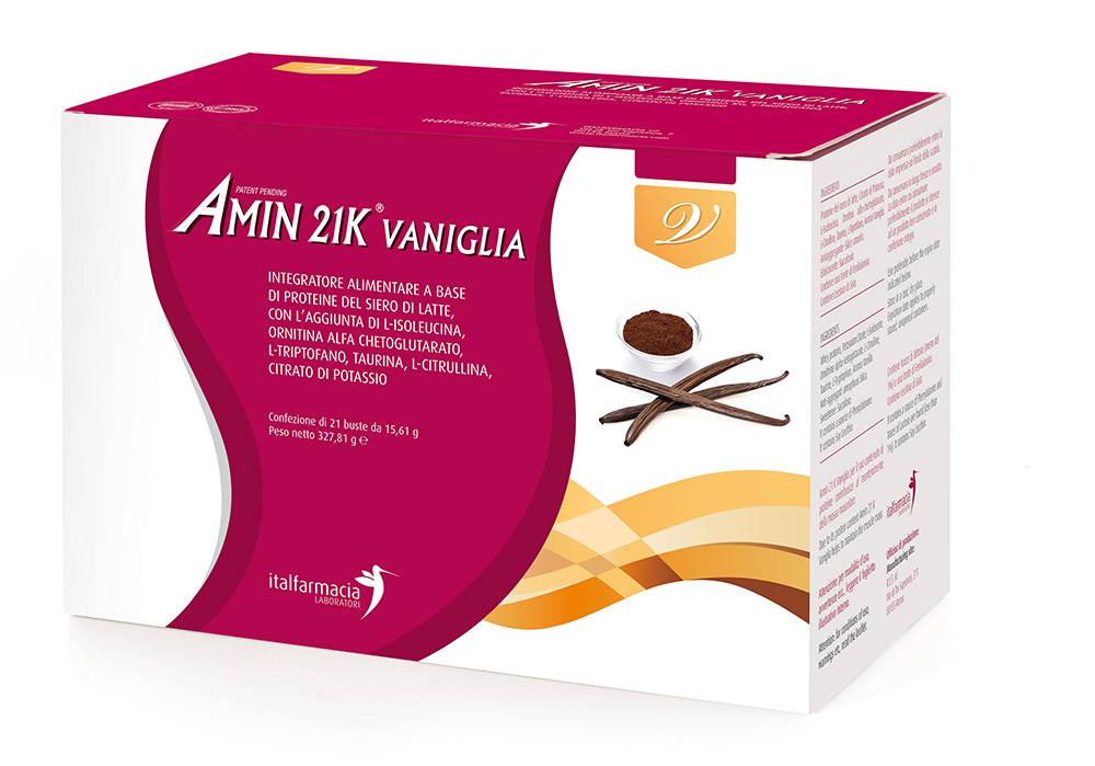 Amin 21K Vaniglia Integratore Proteico per Dimagrire
