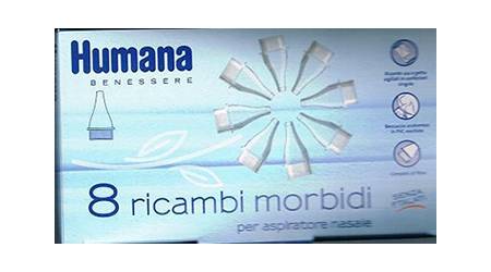 Humana Ricambi per aspiratore nasale per bambini 8 pezzi