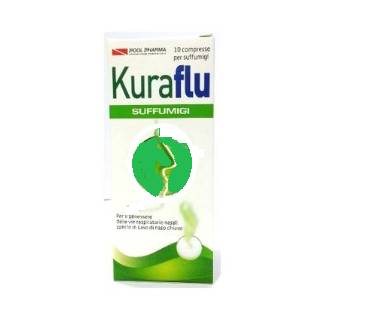 Pool Pharma Kuraflu Suffumigi Compresse per le Vie Respiratorie 10 compresse