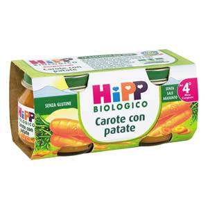 Hipp Bio Omogeneizzato Biologico Carote con Patate