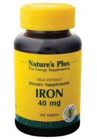 Nature's Plus Ferro mg 40 Integratore di Ferro