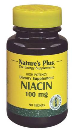 Nature's Plus Niacina B3 mg 100 Integratore per il Colesterolo