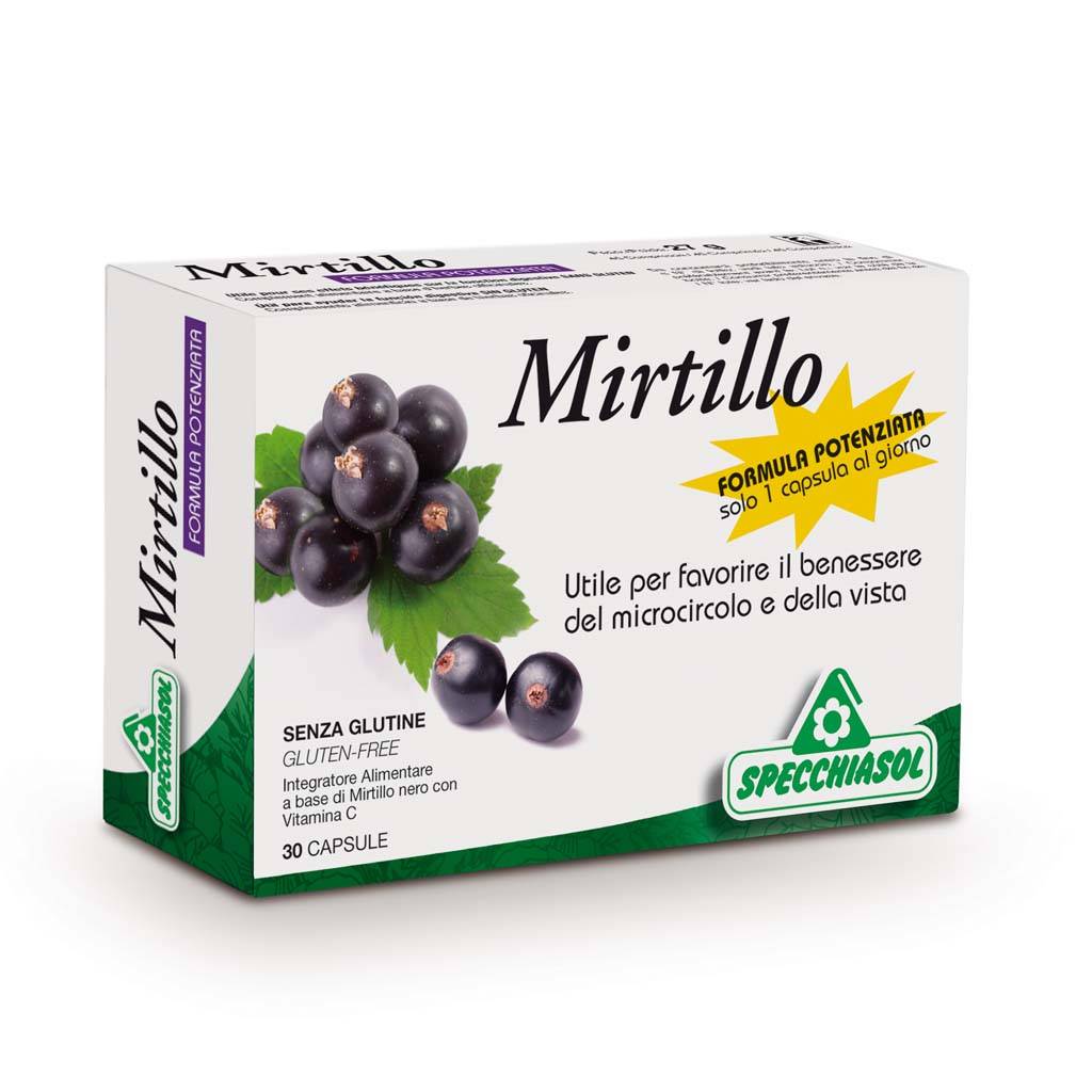 Specchiasol Mirtillo Capsule Integratore per la Vista e il Microcircolo