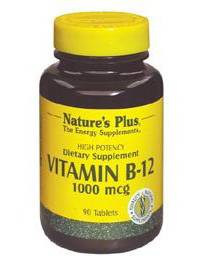 Nature's Plus Vitamina B12 mcg 1000 Integratore Vitaminico
