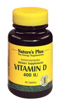 Nature's Plus Vitamina D 400 UI Idrosolubile Integratore Vitaminico