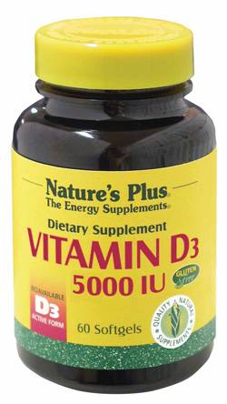 Nature's Plus Vitamina D3 5000 UI Integratore Vitaminico