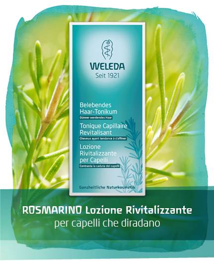 Weleda Rosmarino Lozione Rivitalizzante per Capelli 100 ml