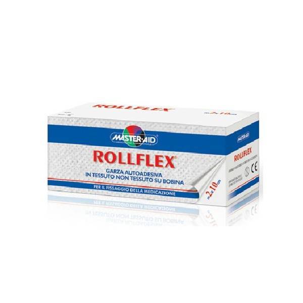 Master Aid Rollflex Garza autoadesiva 1 pezzo - Misura: 10 x 10 cm