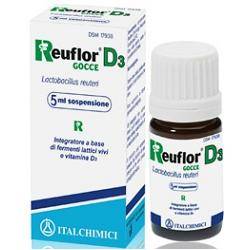 Reuflor D3 Gocce Integratore per la Flora Batterica Intestinale