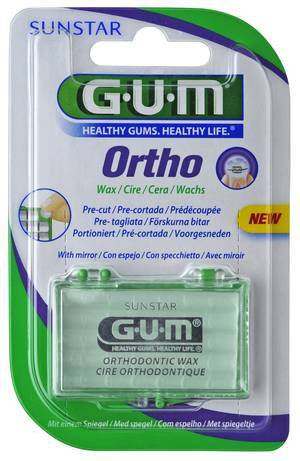 Sunstar Gum Cera Ortodontica per Apparecchi 5 pezzi