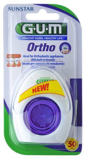 Sunstar Gum Ortho Floss Filo Interdentale 30 mt