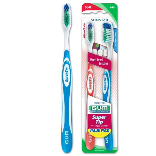Sunstar Gum Super Tip Spazzolino 2 pezzi