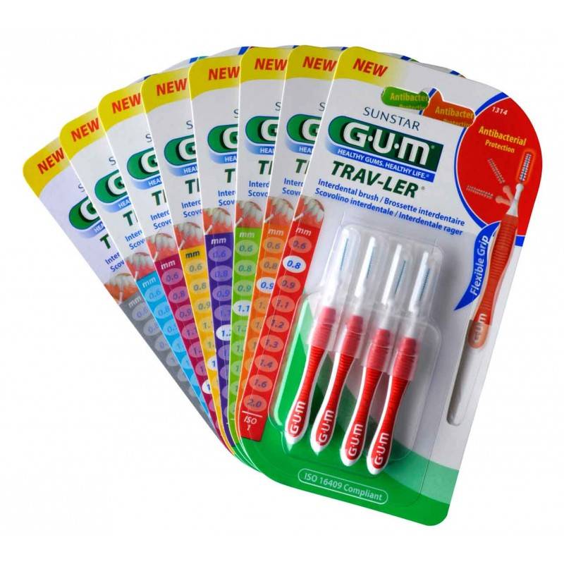 Sunstar Gum Traveler Scovolini 6 pezzi - Formato: 0.6 mm