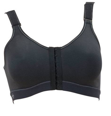 Anita Reggiseno Sportivo aperto davanti 1 pezzo - Colore: Nero - Misura: 3 - Coppa: C