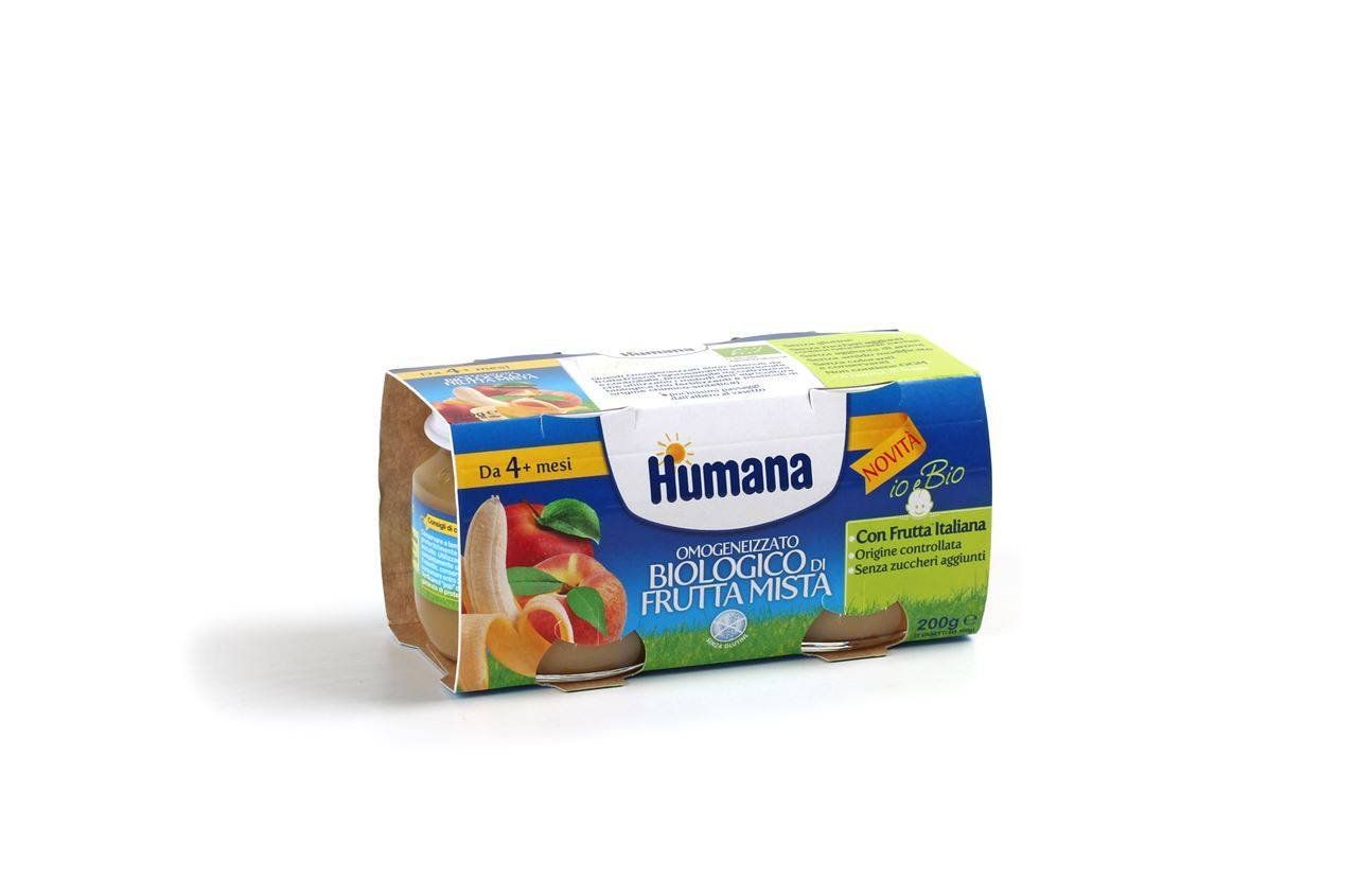 Humana Omogeneizzato Biologico Gusto Frutta Mista