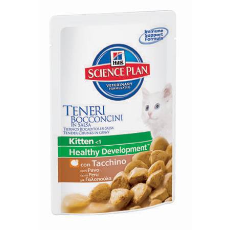Hill's Kitten Bocconcini per Gattini Gusto Tacchini