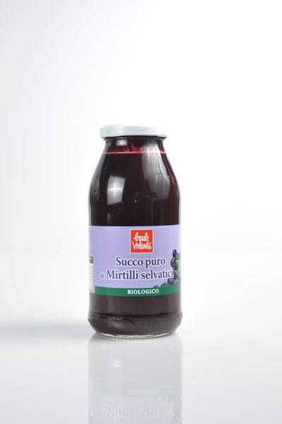 Baule Volante Succo Puro di Mirtilli Selvatici Bevanda Biologica