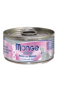 Monge Superpremium Cibo Umido per Cani Gusto Pollo con Manzo 95 g