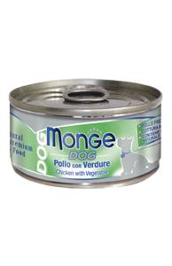 Monge Superpremium Cibo Umido per Cani Gusto Pollo con Verdure 95 g