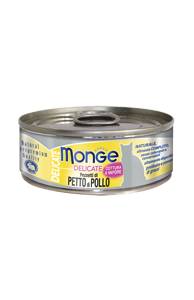 Monge Delicate Cibo Umido per Gatti Gusto Pollo 80 g