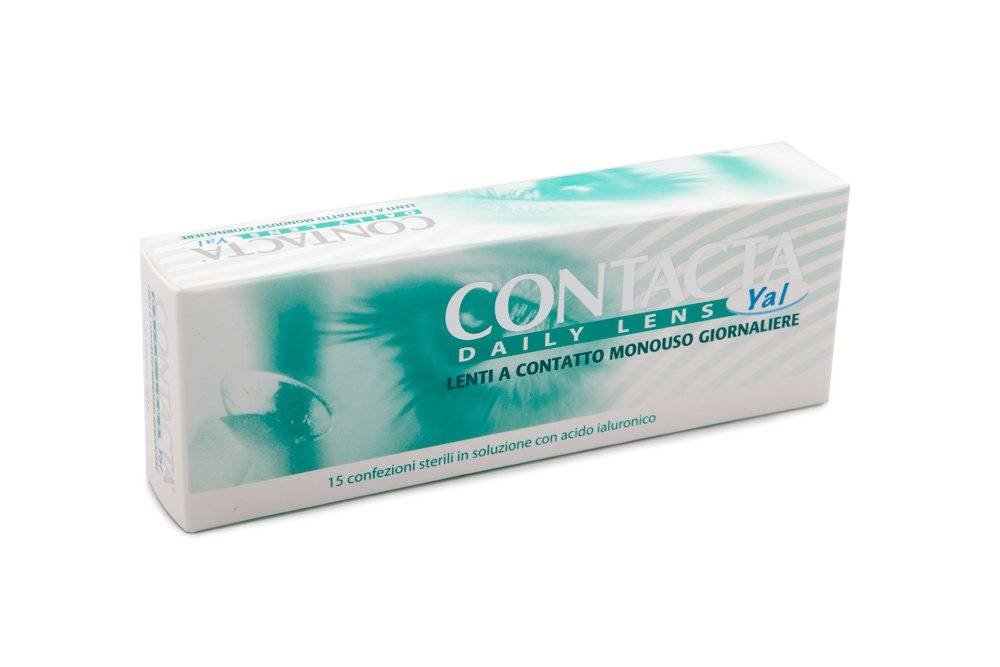 Contacta Daily Lens Yal Lenti a Contatto Monouso Giornaliere con Acido Ialuronico - Gradazione: 4.25 - Confezione: 15 lenti