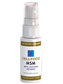 CellFood MSM Metil Sulfonil Metano Spray Integratore Contro le Infiammazioni