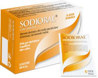 Sodioral con Inulina Integratore contro la diarrea 8 bustine