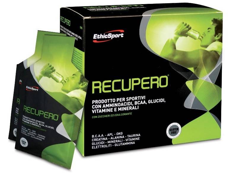 EthicSport Recupero Integratore Sali Minerali per Sportivi 20 bustine x 16,5 g