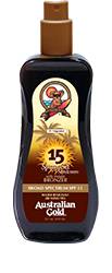 Australian Gold SPF15 Spray gel protezione solare con abbronzante 237 ml
