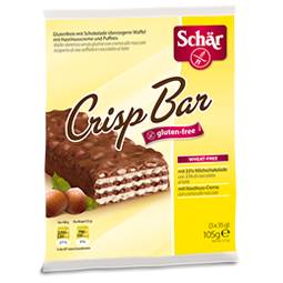 Schar Crisp Bar Barretta di Riso Soffiato Senza Glutine